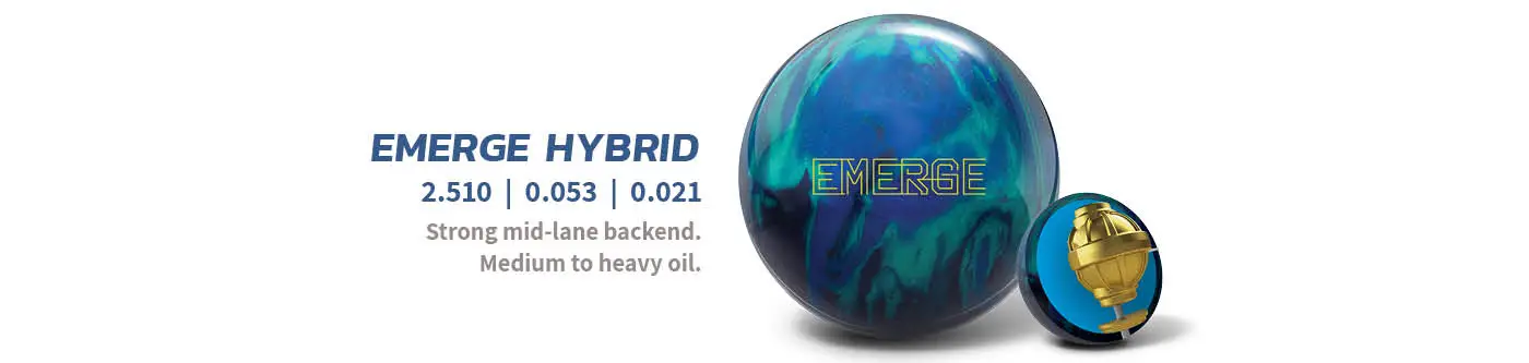 Ebonite Emerge Hybrid Bowling Ball Banner